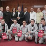 Владимир Плахотнюк сегодня лично поздравил молодых молдавских бойцов по К-1 среди любителей